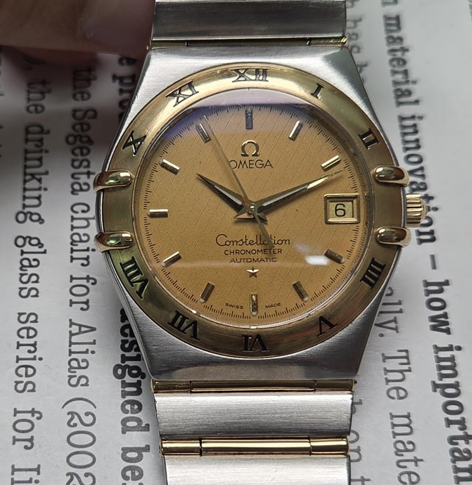 오메가 컨스틸레이션 18K콤비 풀바 최상위 크로노미터 오토매틱