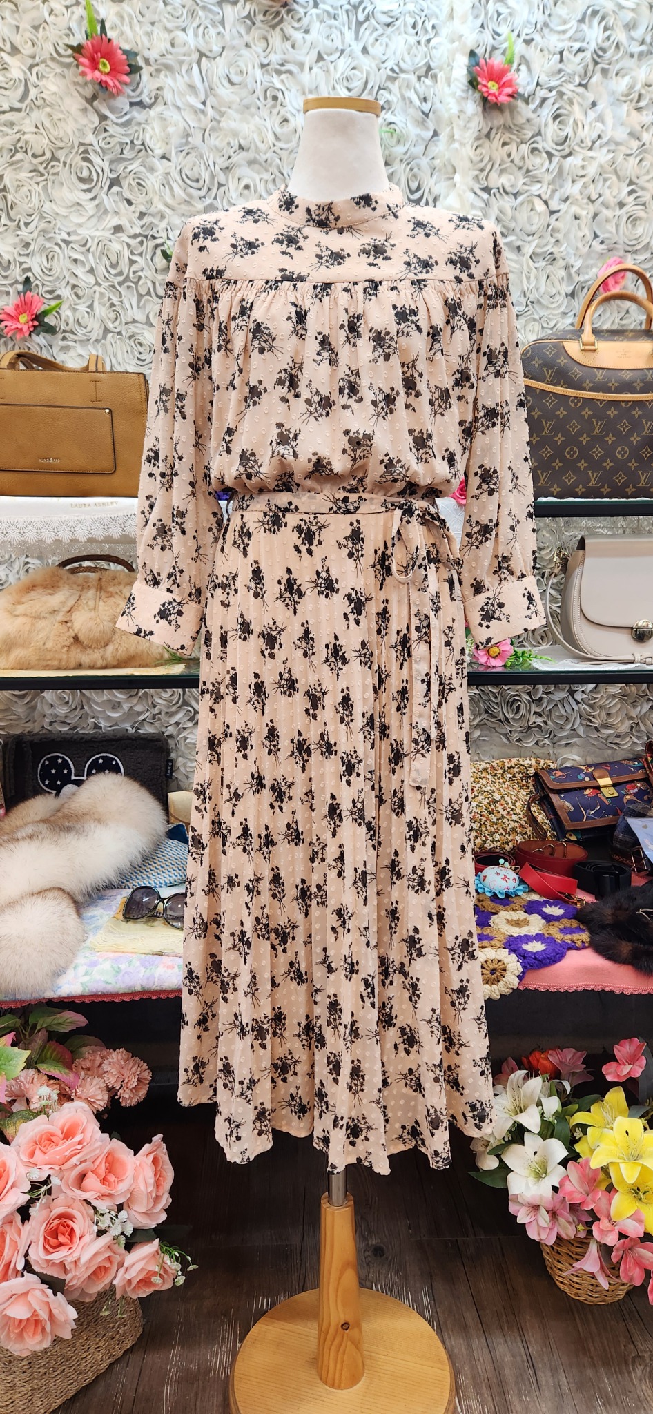 AG BY AQUAGIRL 쉬폰 롱원피스 (55 66)