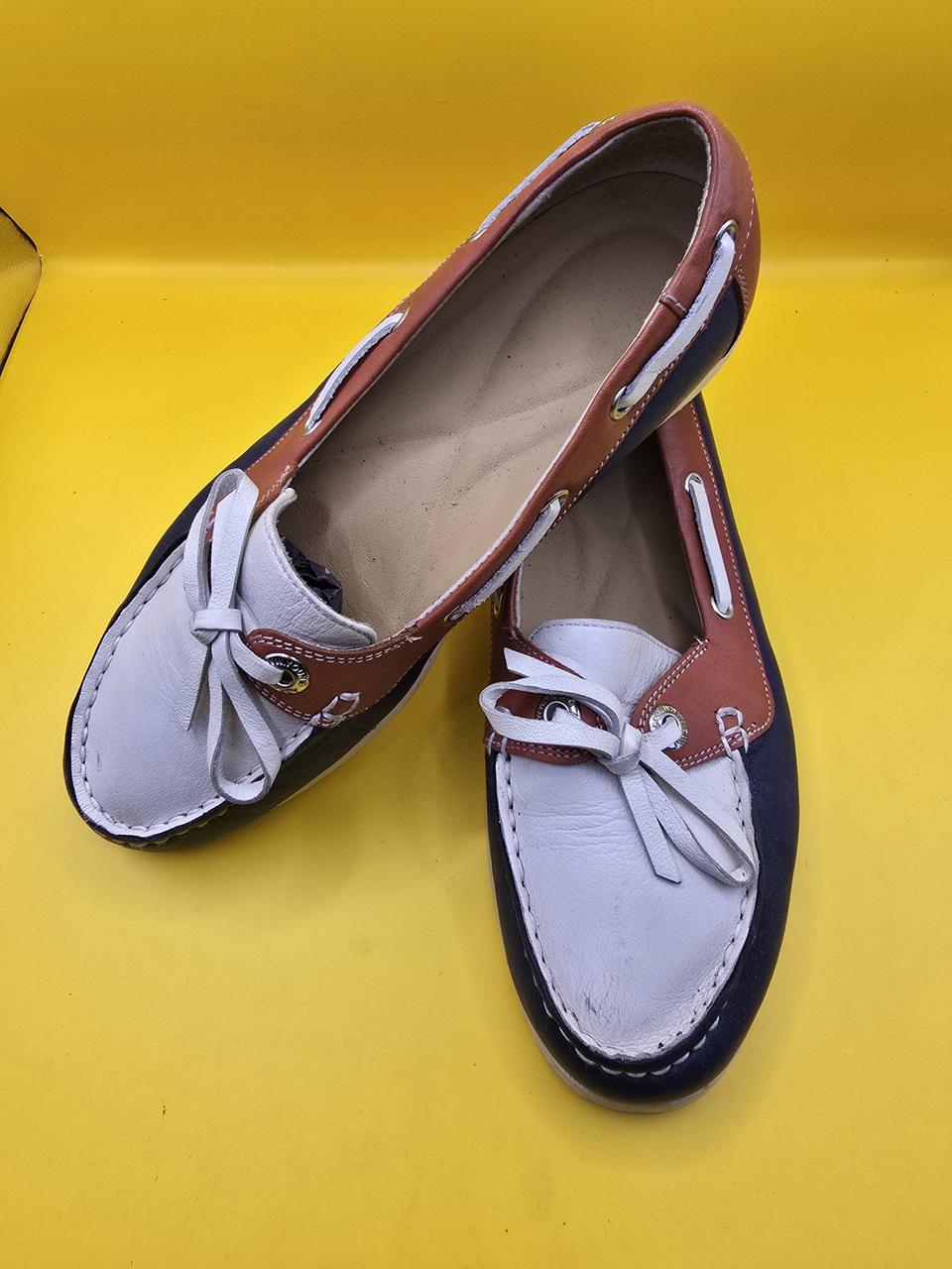 영에이지 천연가죽 보트슈즈 225