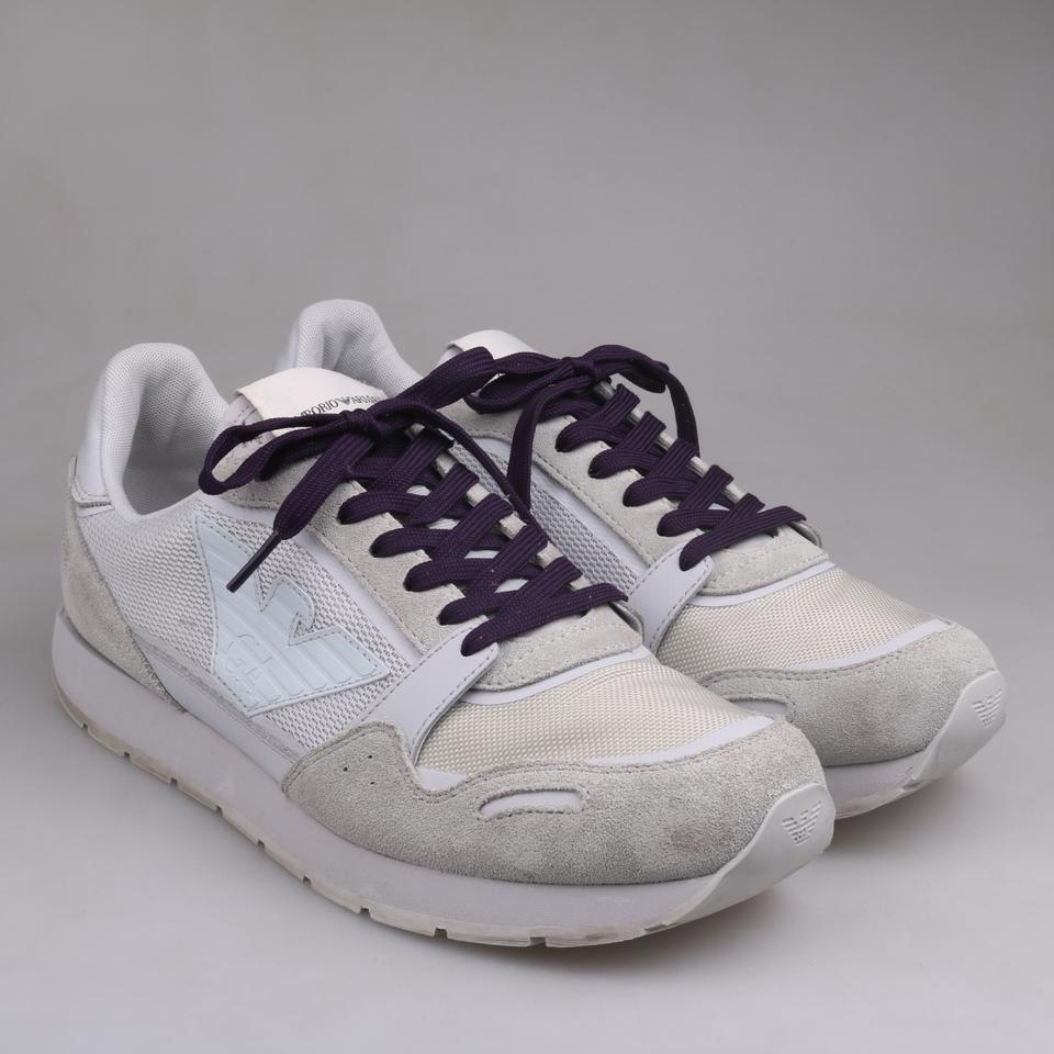 엠포리오 알마니 로고패치 스니커즈 판매합니다.(270)6408