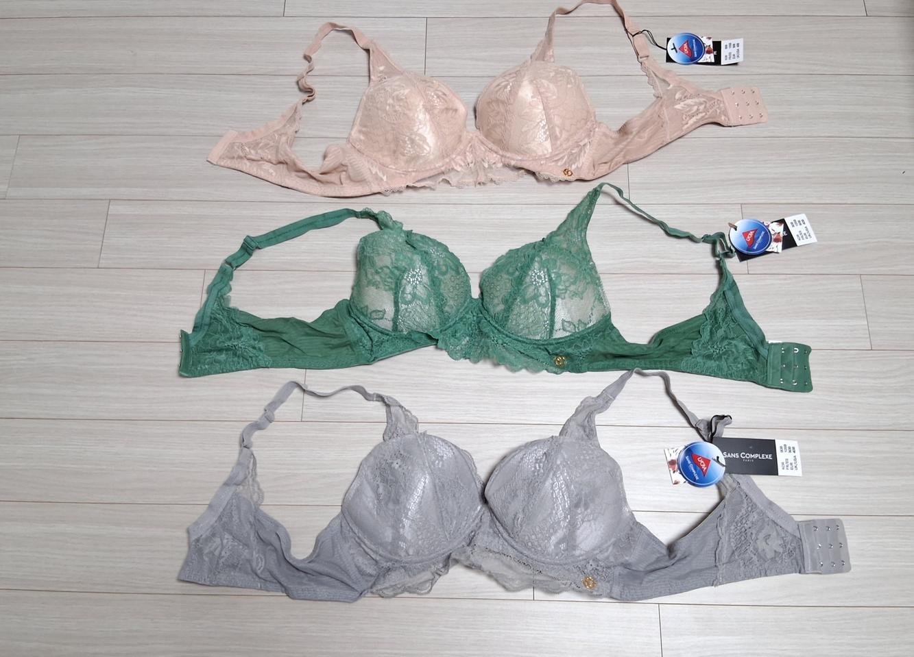 (새상품)상콤플렉스 브라3종세트