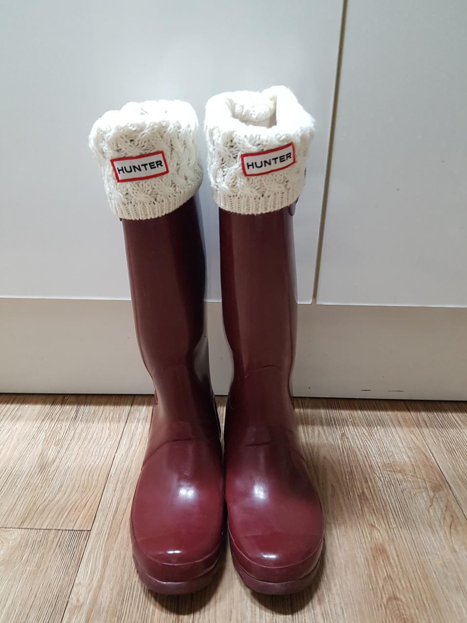 헌터레인부츠+헌터삭스