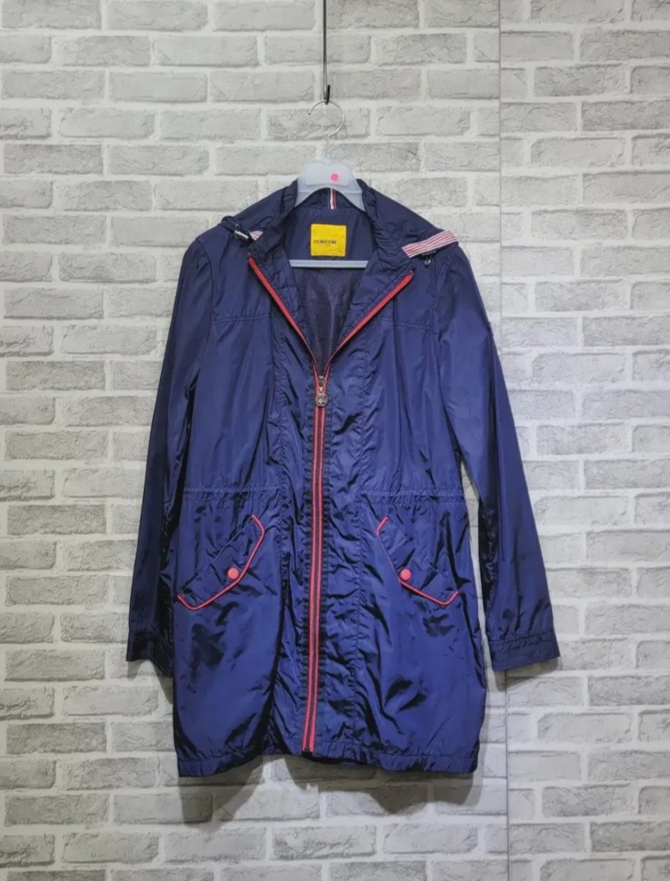 (여성66사이즈)macaw 스포츠 네이비 바람막이(봄~초여름)