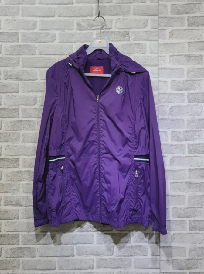 (여성66사이즈)Fantom 바람막이 보라색(봄~초여름용)