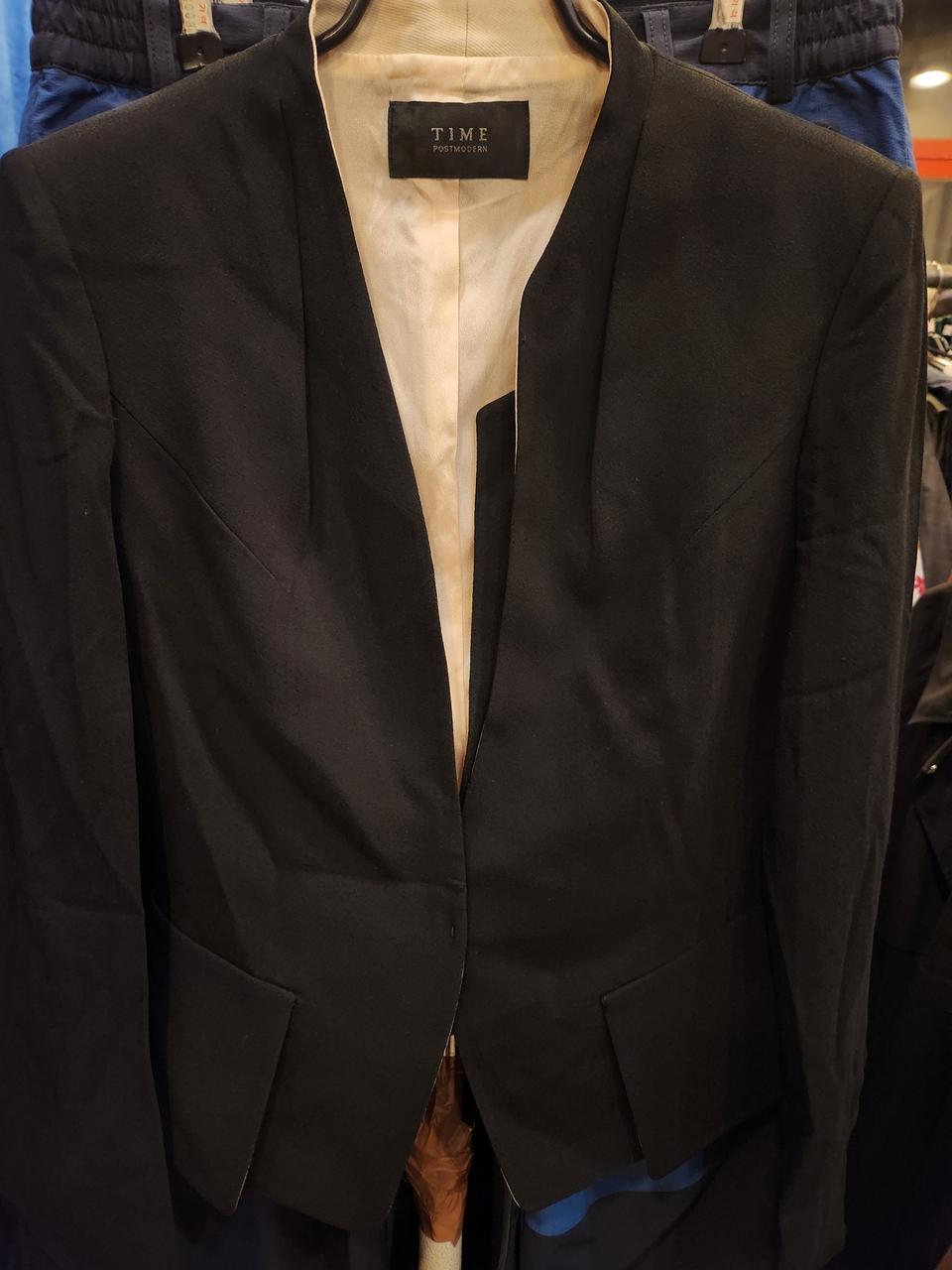 타임 포스트모던 블랙 자켓