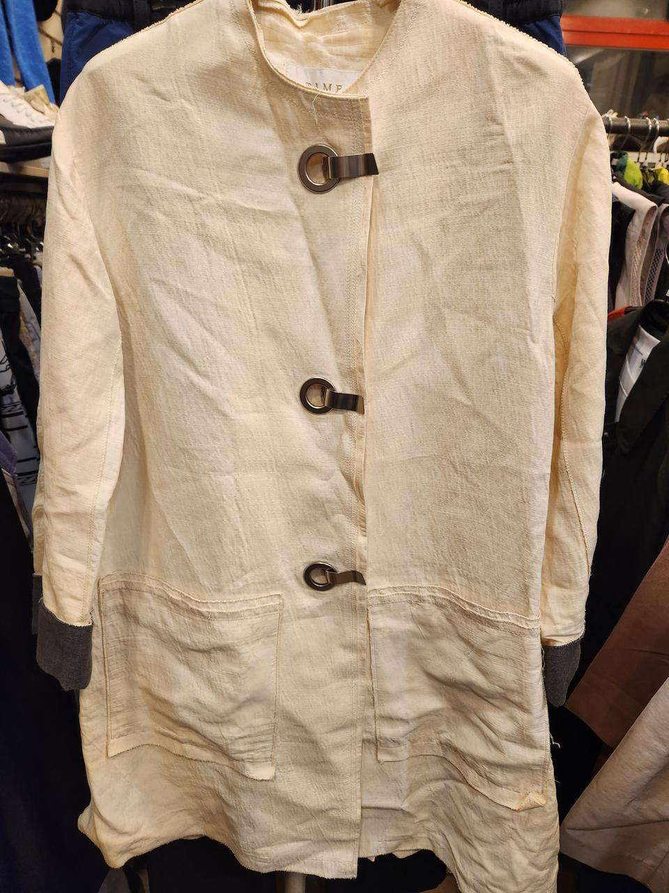 타임 포스트모던 린넨 자켓