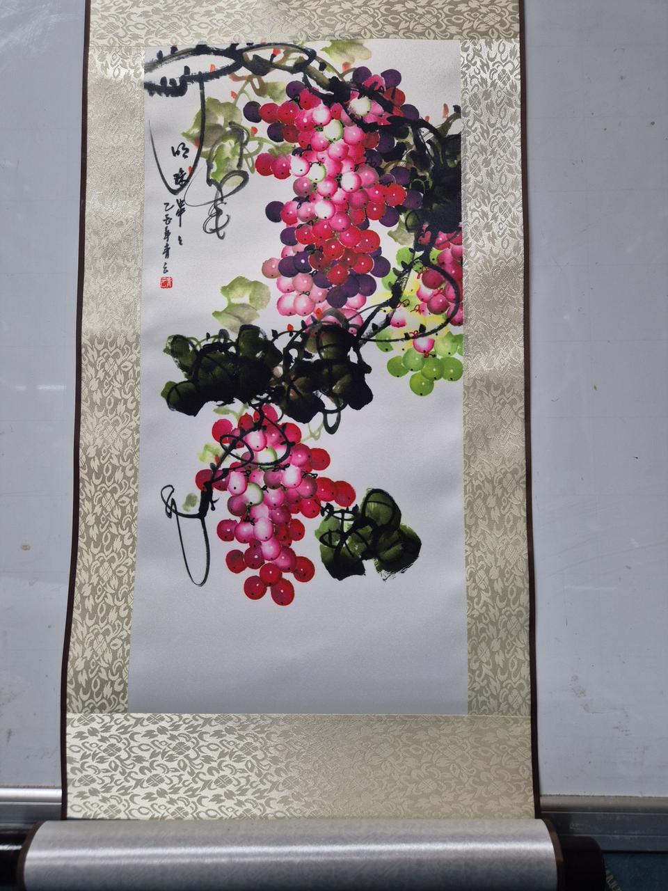 포도족자(청운작)