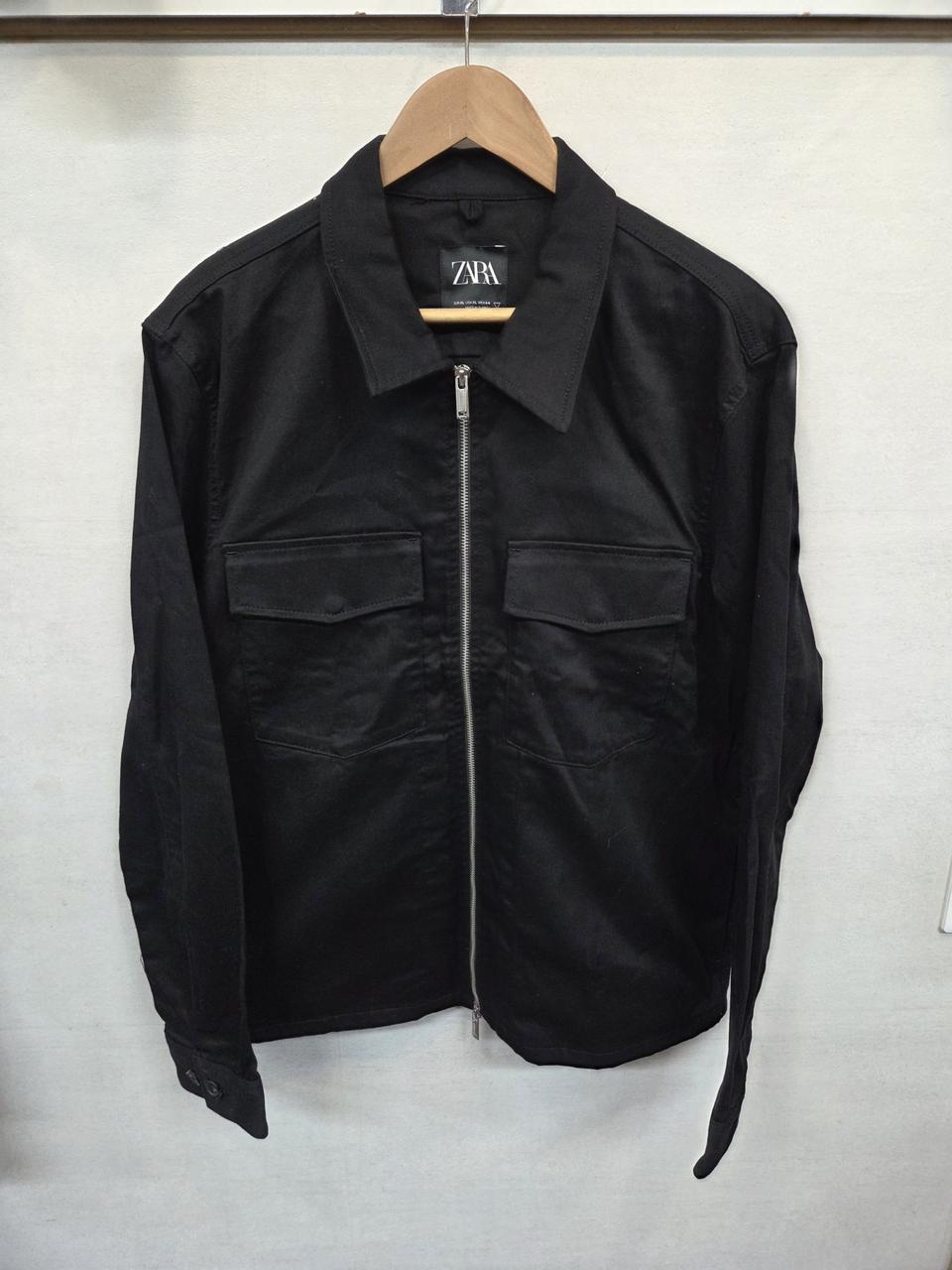 자라 투웨이 미니멀 셔츠형 자켓 xl