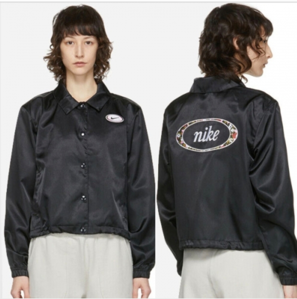 나이키 우먼 새틴 자켓