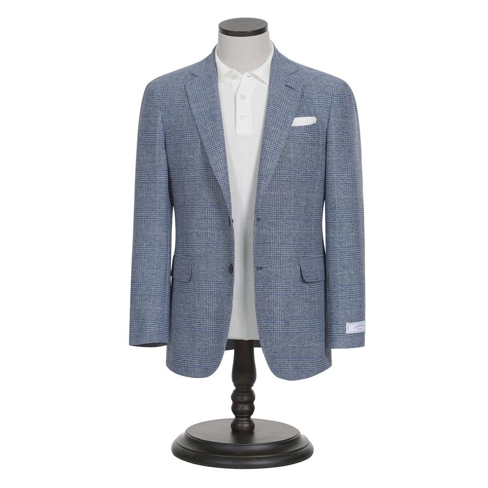 캠브리지멤버스 경량 깅엄 체크 자켓 새제품