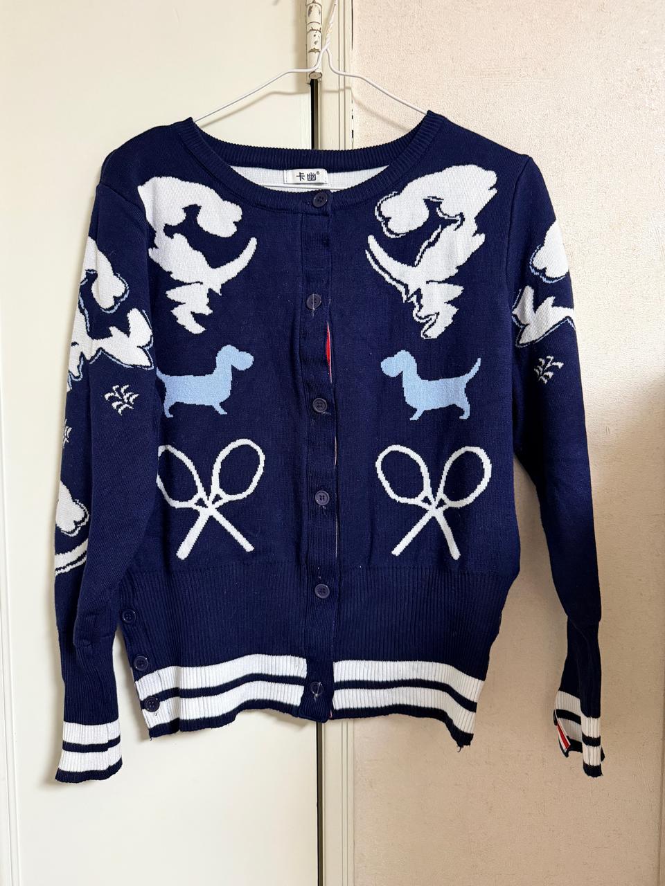 니트 가디건m