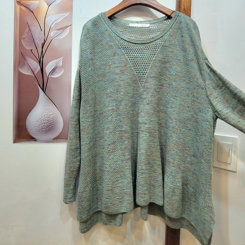 지컷 A라인 롱니트