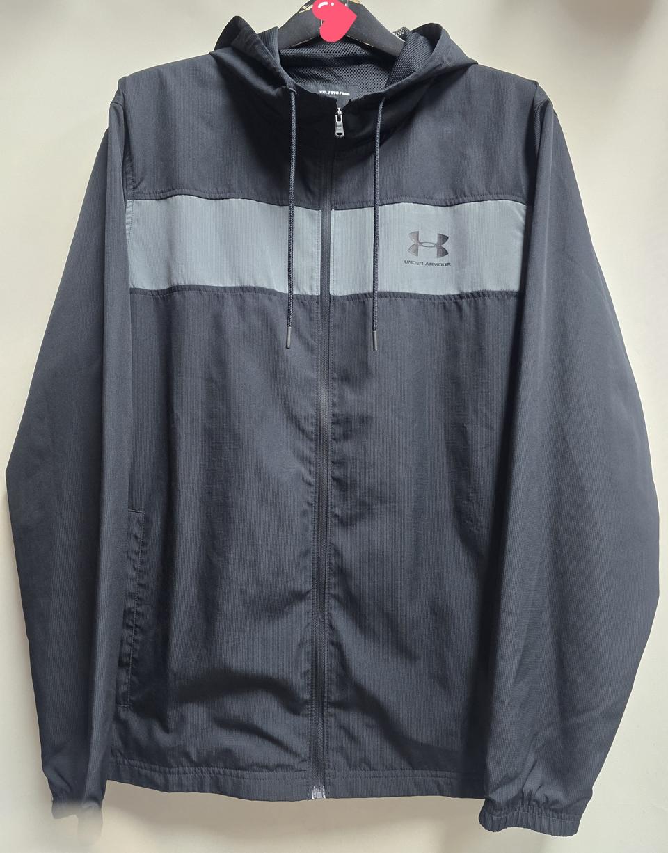빅사이즈 언더아머 바람막이 후드 집업자켓 2XL