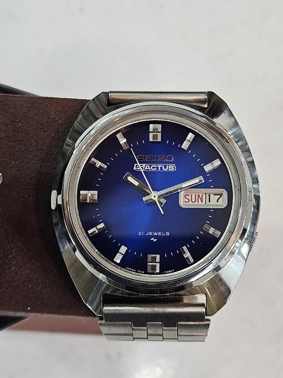 세이코 빈티지 청판 엑투스 오토매틱 시계