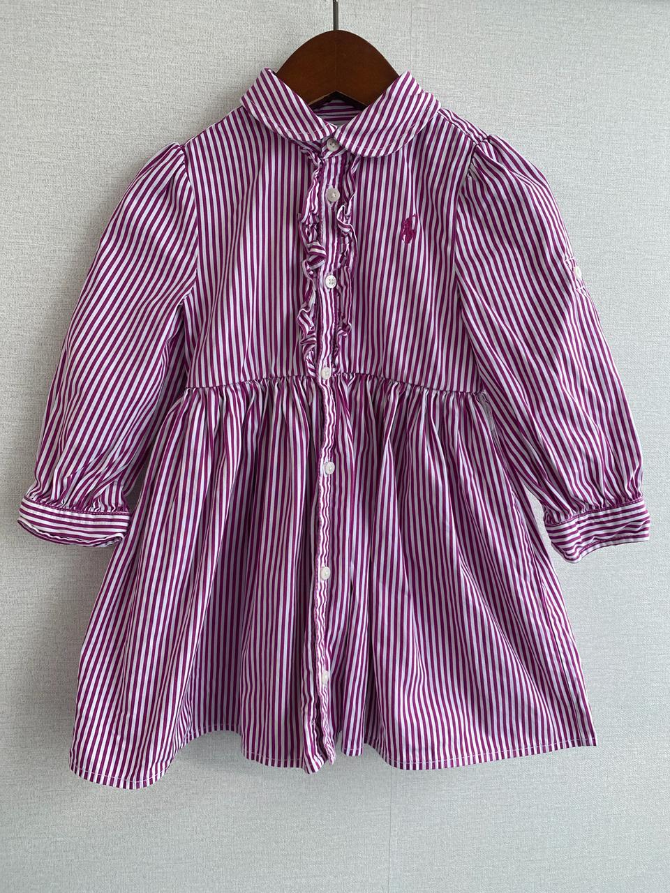 폴로 랄프로렌 여아 스트라이프 원피스 18M