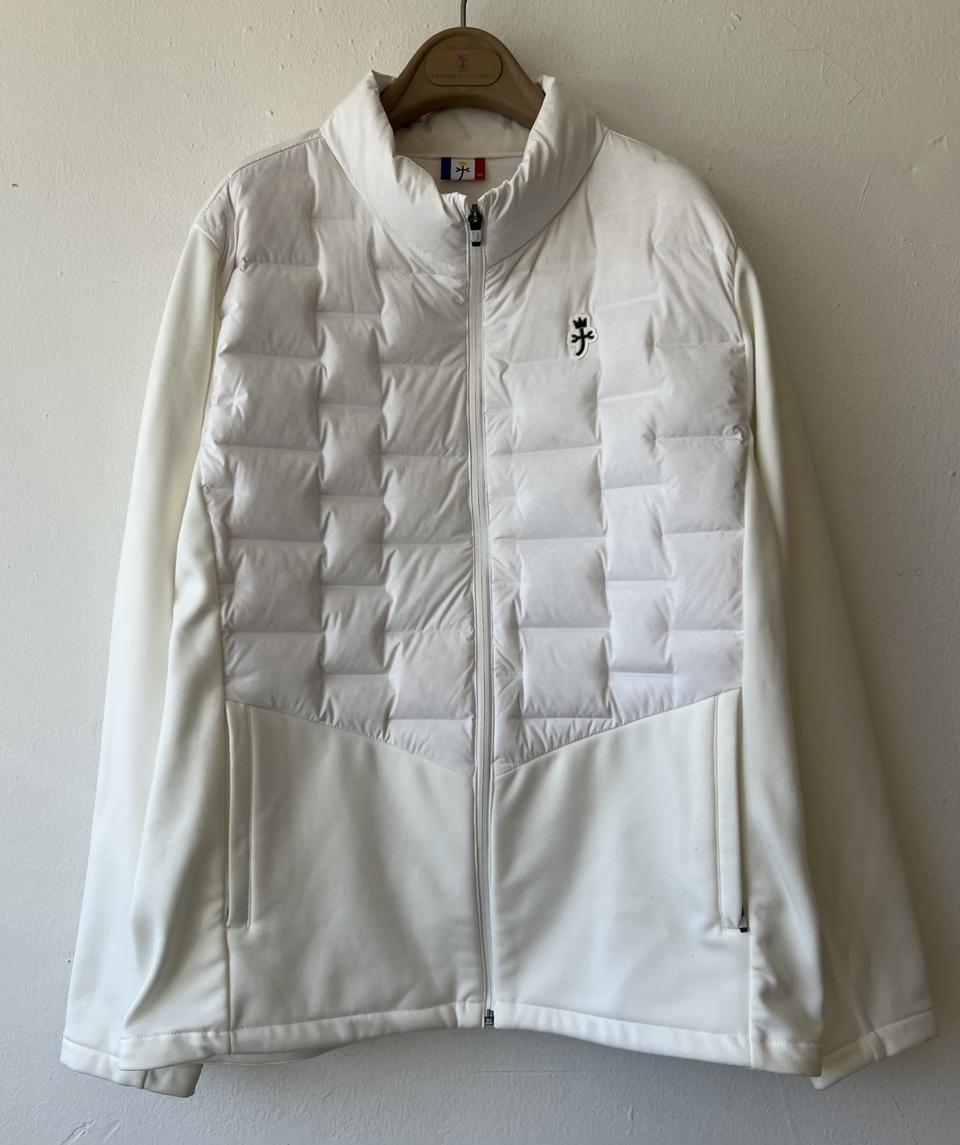 까스텔바작 화이트 기능성 골프 경량패딩점