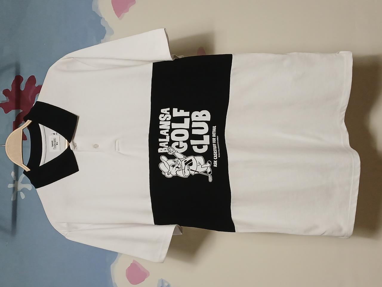 (XL) 발란사 X 케이스스터디 콜라보 골프 클럽 폴로 반팔티