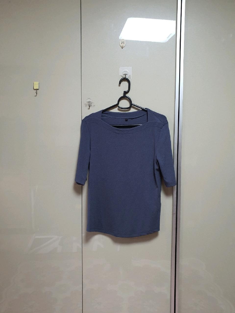 스테파넬 보트넥 5부 티셔츠(85,구55)  ♡4