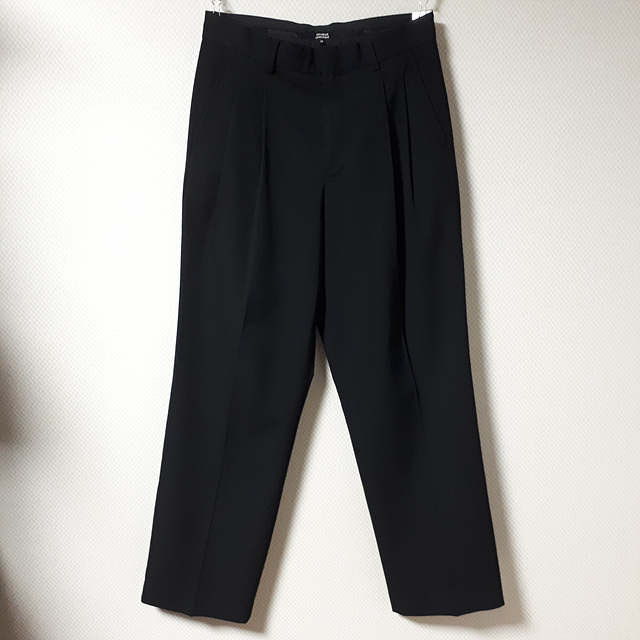 29/무신사스탠다드 블랙 세미 벌룬핏 팬츠/29-1113