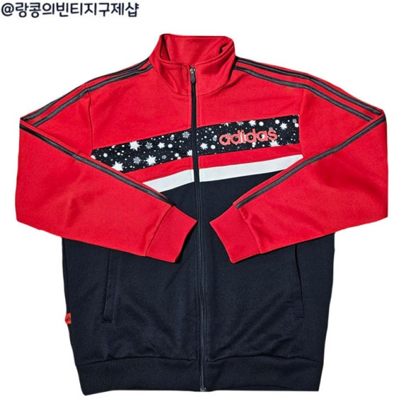 아디다스 빈티지 스트릿 별 스타 져지 자켓
