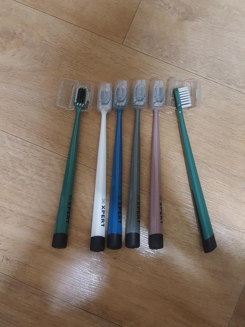 [일괄]미세모 칫솔, 칫솔캡 포함