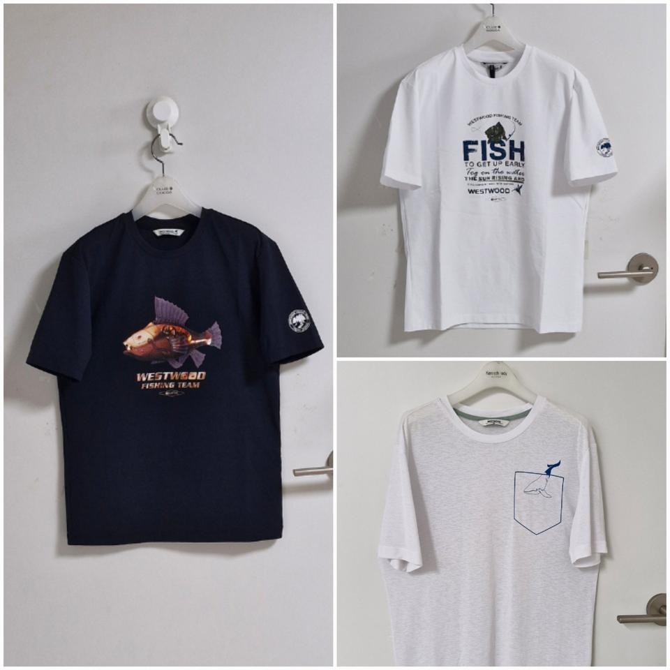 (개별)새상품90~95-UV차단피싱웨어 반팔티셔츠