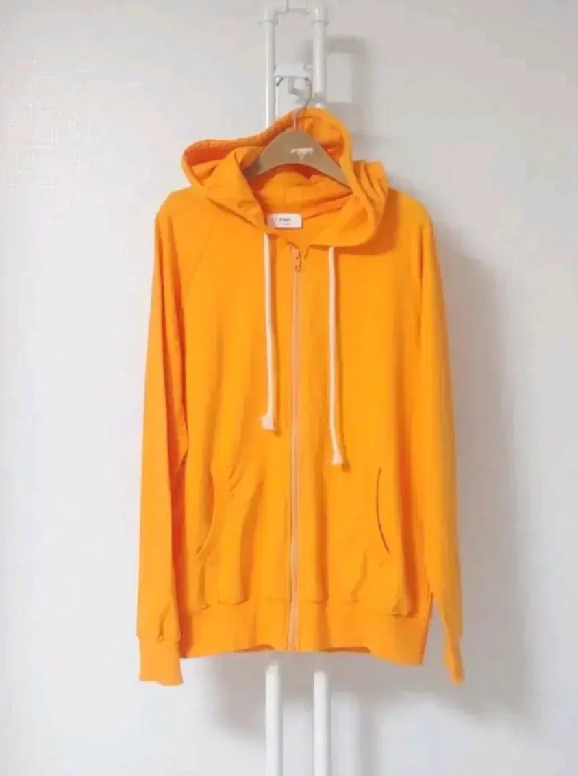 T74 오렌지후드집업