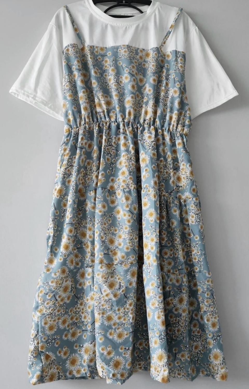 꽃무늬 원피스 F~77