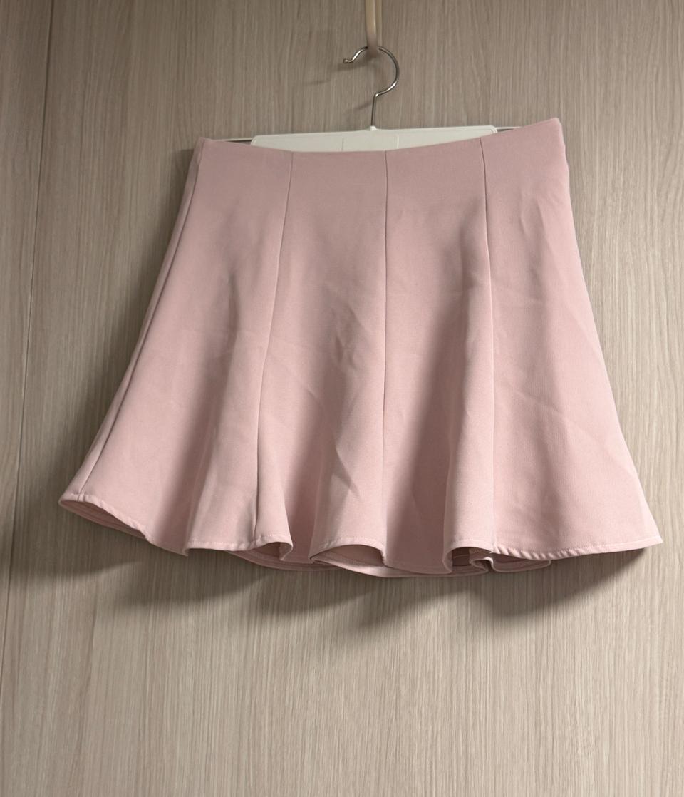 핑크 미니 스커트 치마