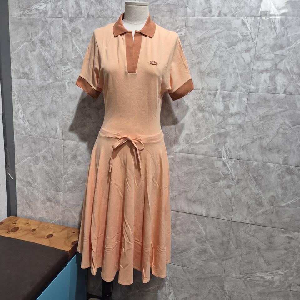 라코스테 피케 반팔 롱 원피스