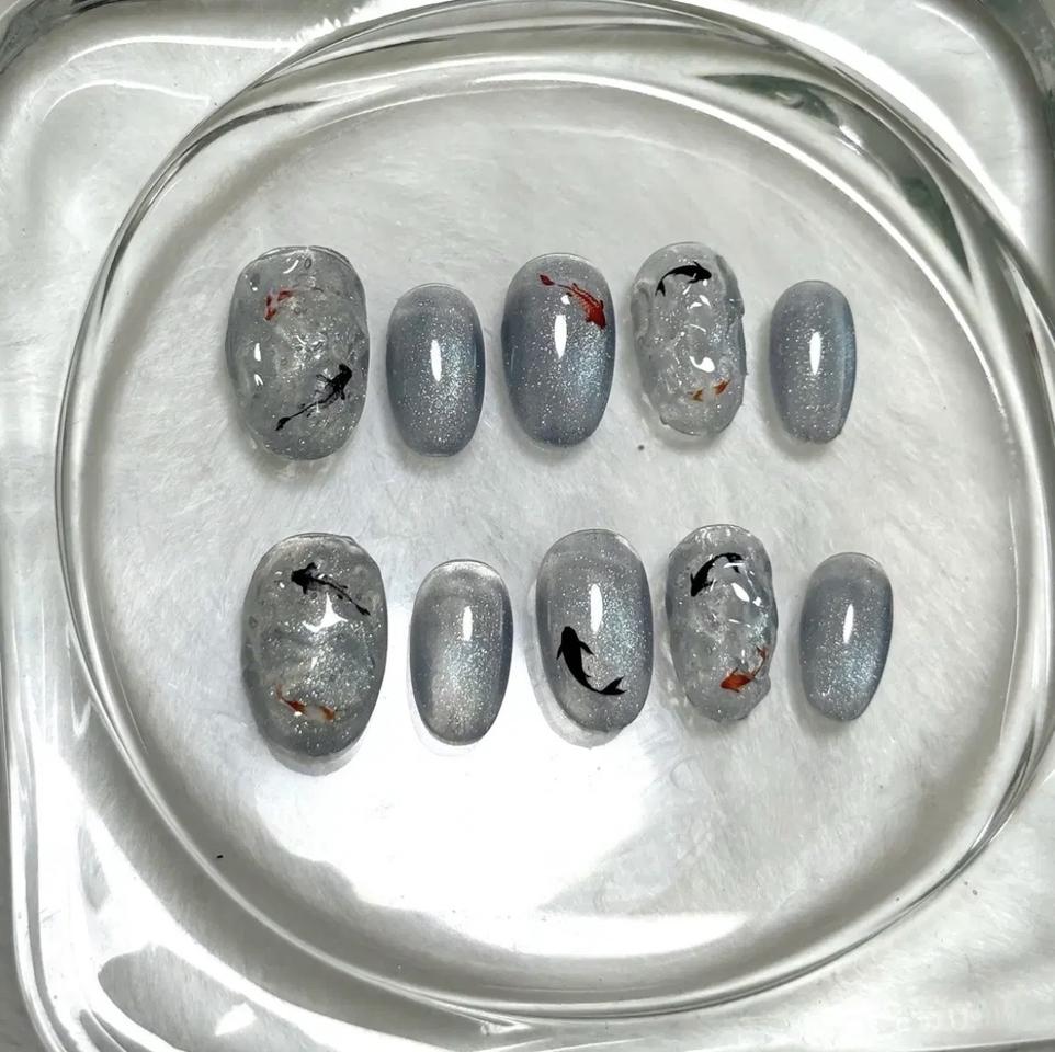 잉어 수제네일팁