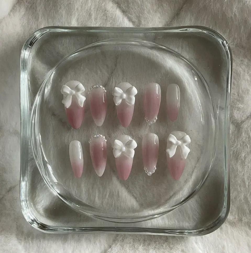 발레코어 수제네일팁