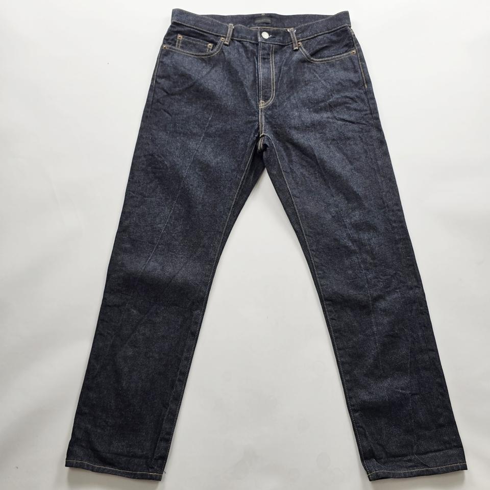 유니클로 청바지 셀비지 진청 데님 사이즈33 R5049