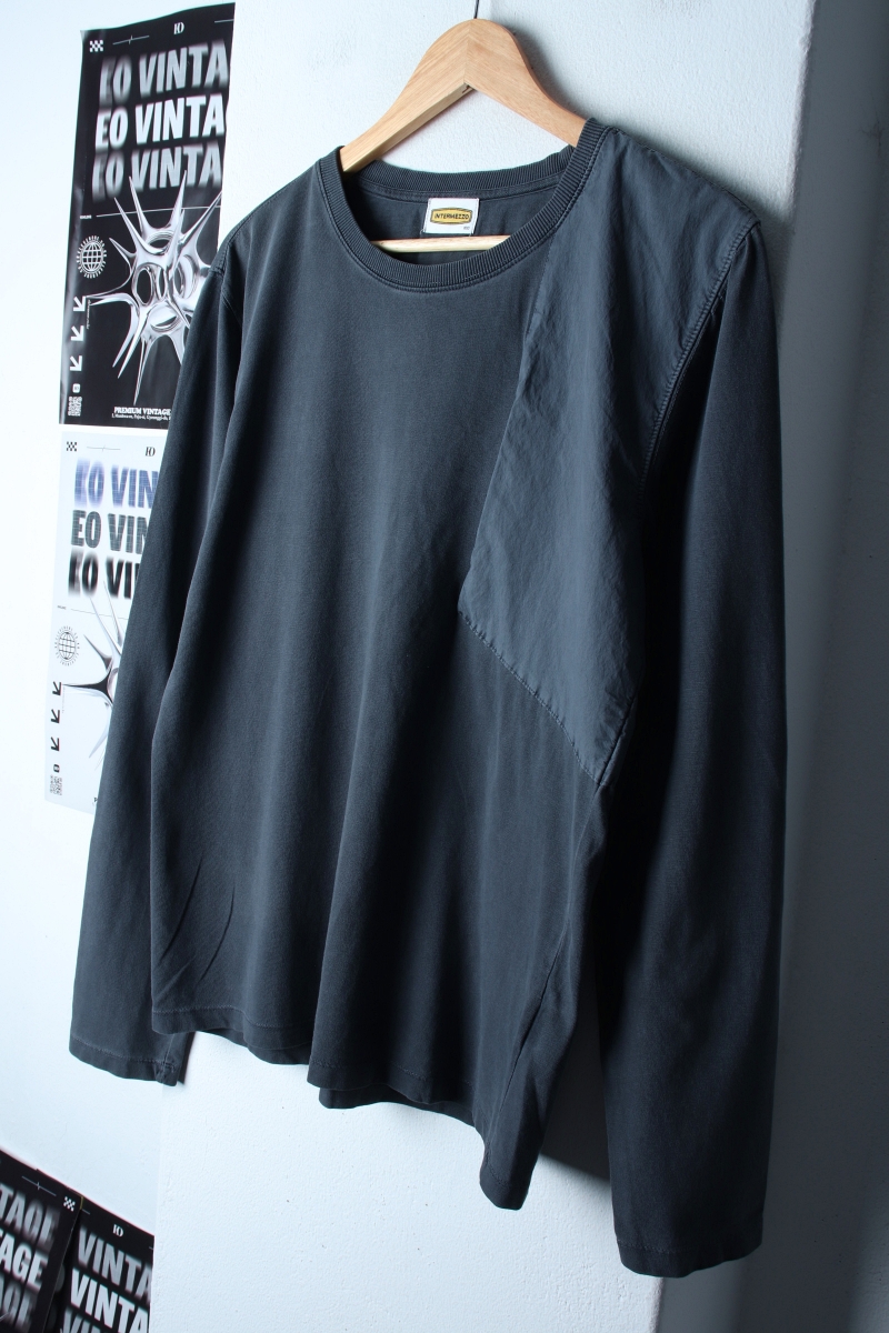 (L) 인터메조 긴팔티셔츠 새상품 피그먼트 그레이 스트릿-18222