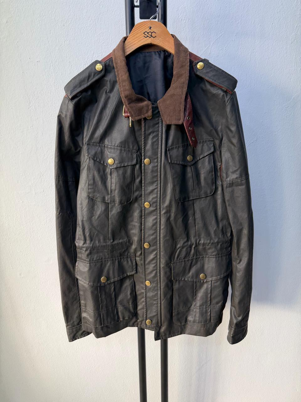정품) 시스템옴므 한섬 코듀로이 카라 양가죽 자켓 100