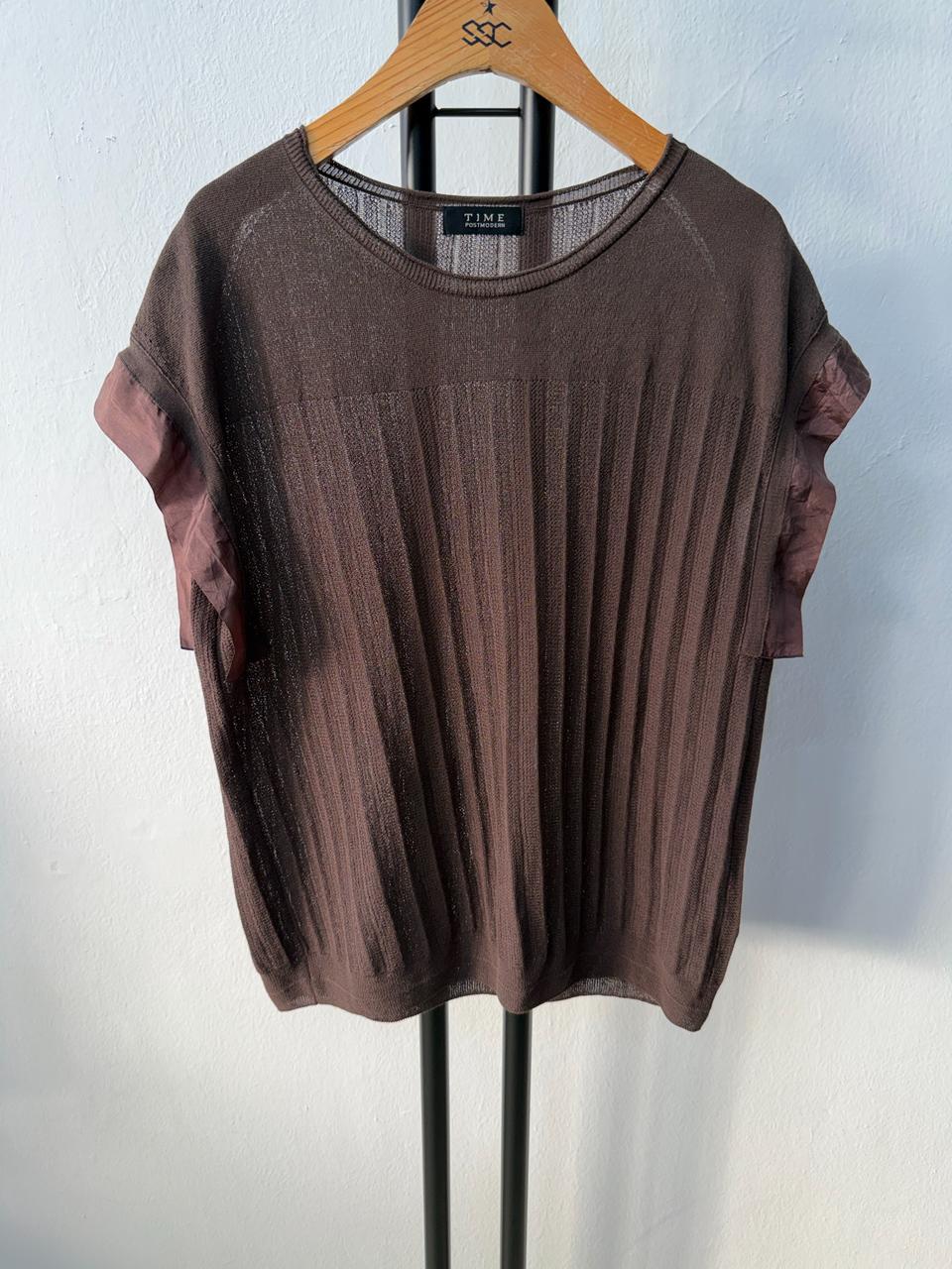 정품) TIME 타임 한섬 브라운 니트 90 F