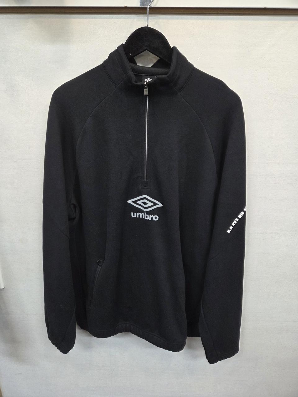 엄브로 스카치로고 아노락 반집업 스탠넥 맨투맨 L 오버핏