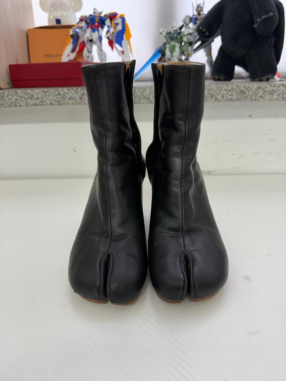 정품) 메종마르지엘라 타비 가죽 부츠 38