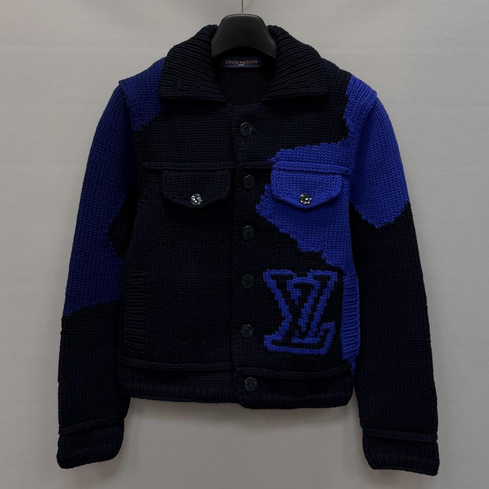 루이비통 Lv 인타르시아 헤비 울 가디건 자켓 ( 95 )