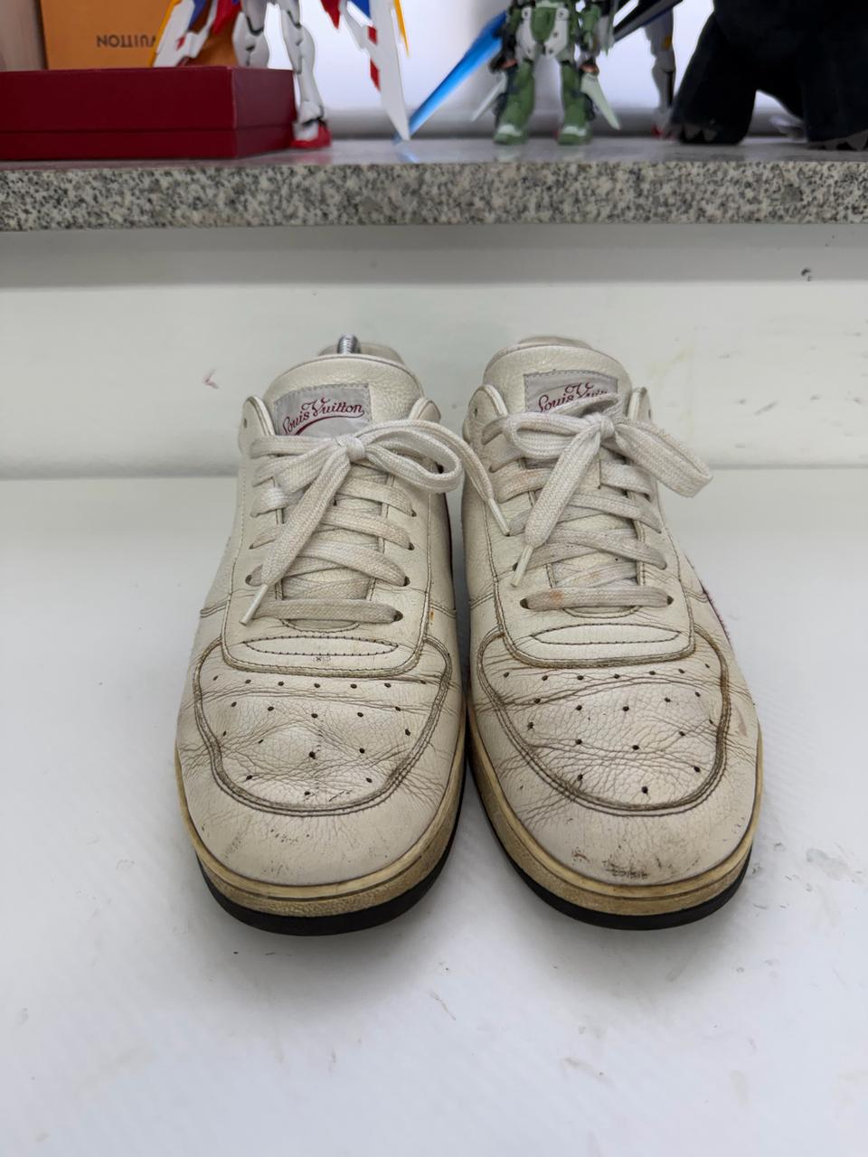 정품) 루이비통 남성 화이트 스니커즈 8(270)
