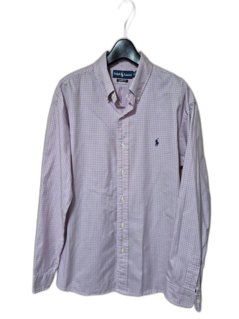 폴로 랄프로렌 잔체크 셔츠