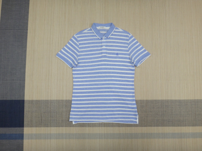 (105) 빈폴 남성용 린넨혼방 카라넥 반팔 티셔츠
