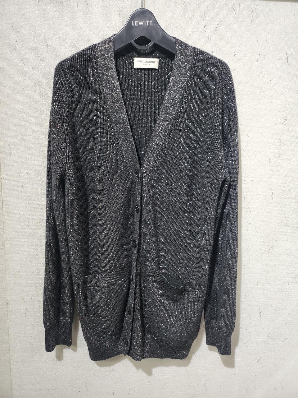 생로랑 니트 가디건