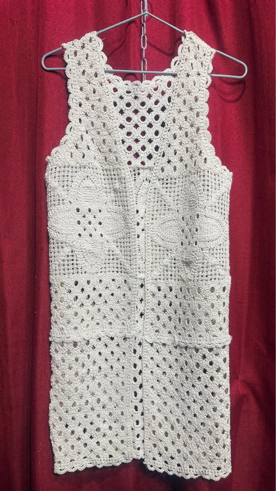 크로셰 니트 가디건 S