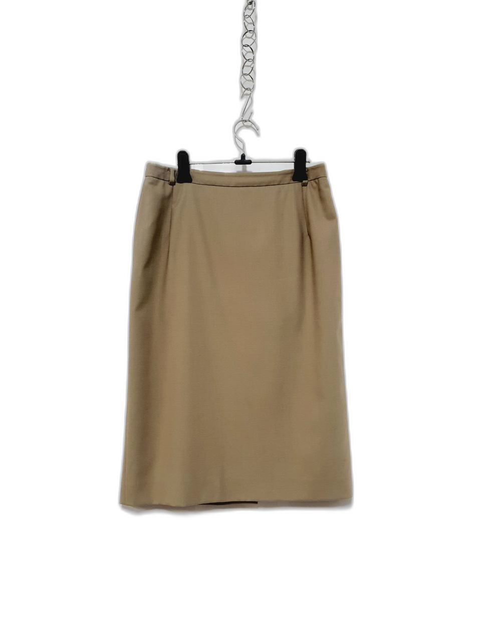 TIME 타임 H형 미디 스판 스커트