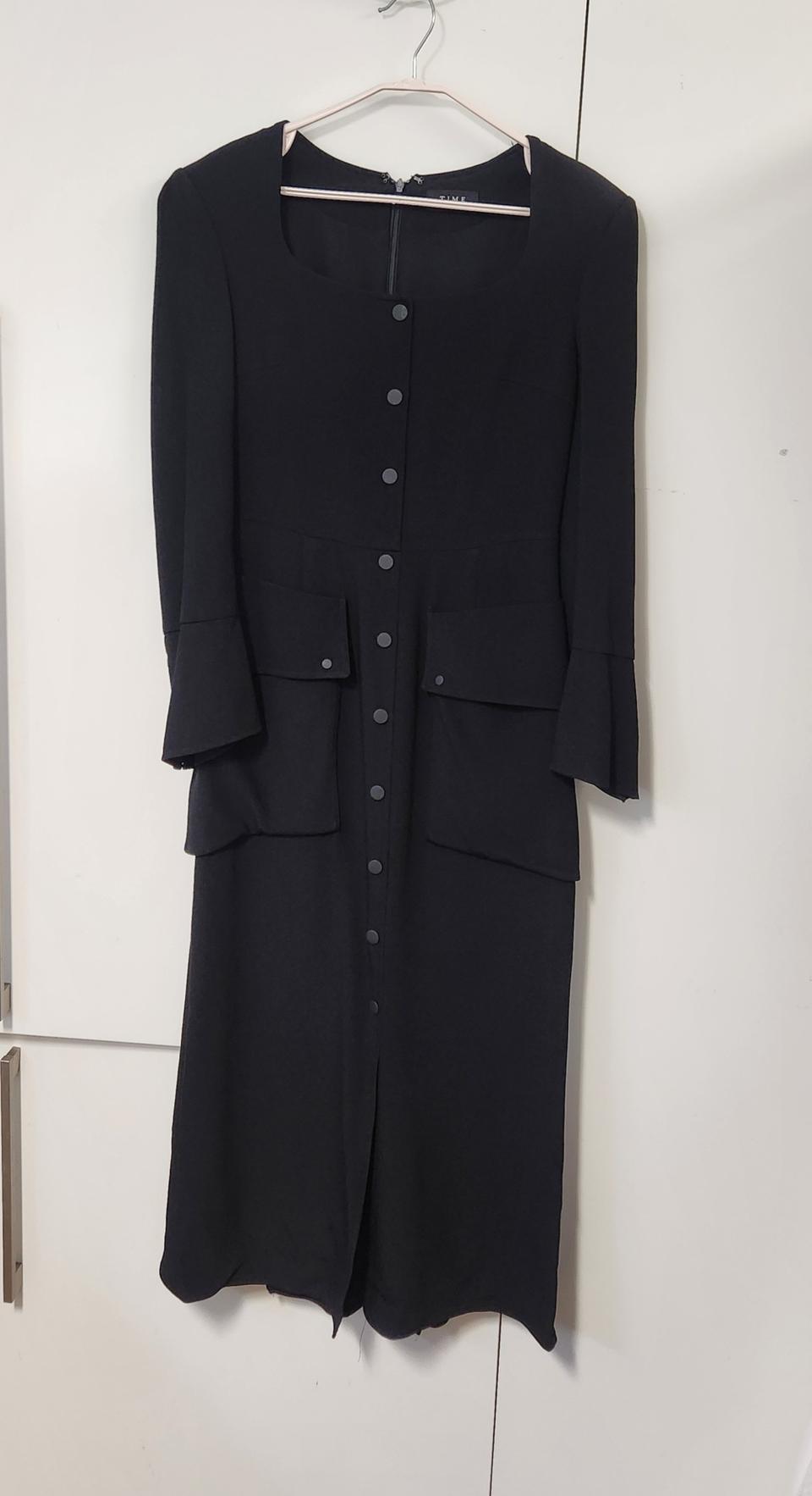 타임  롱 원피스 가슴둘레 82