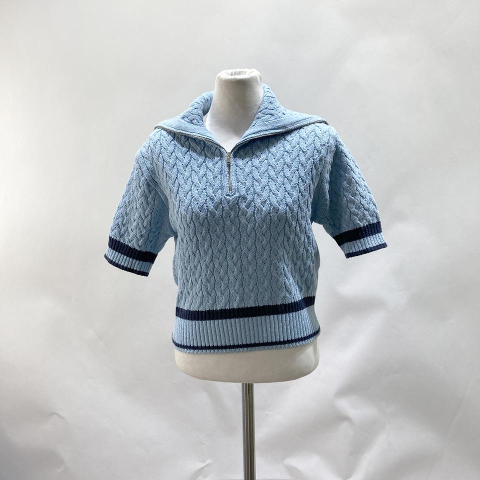 몰리니 여성 반집업 반팔니트 크롭 S 중고장터 영구제