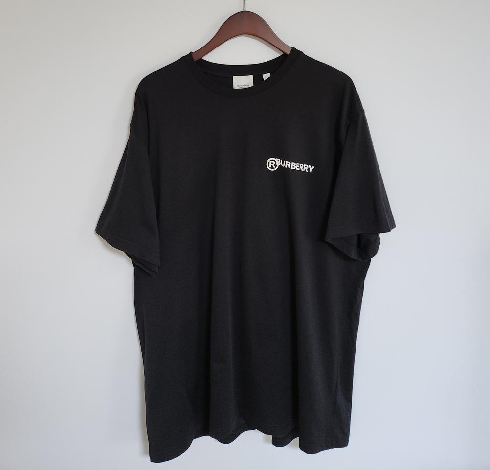 XL 버버리 블랙 로고 반팔티 4558769