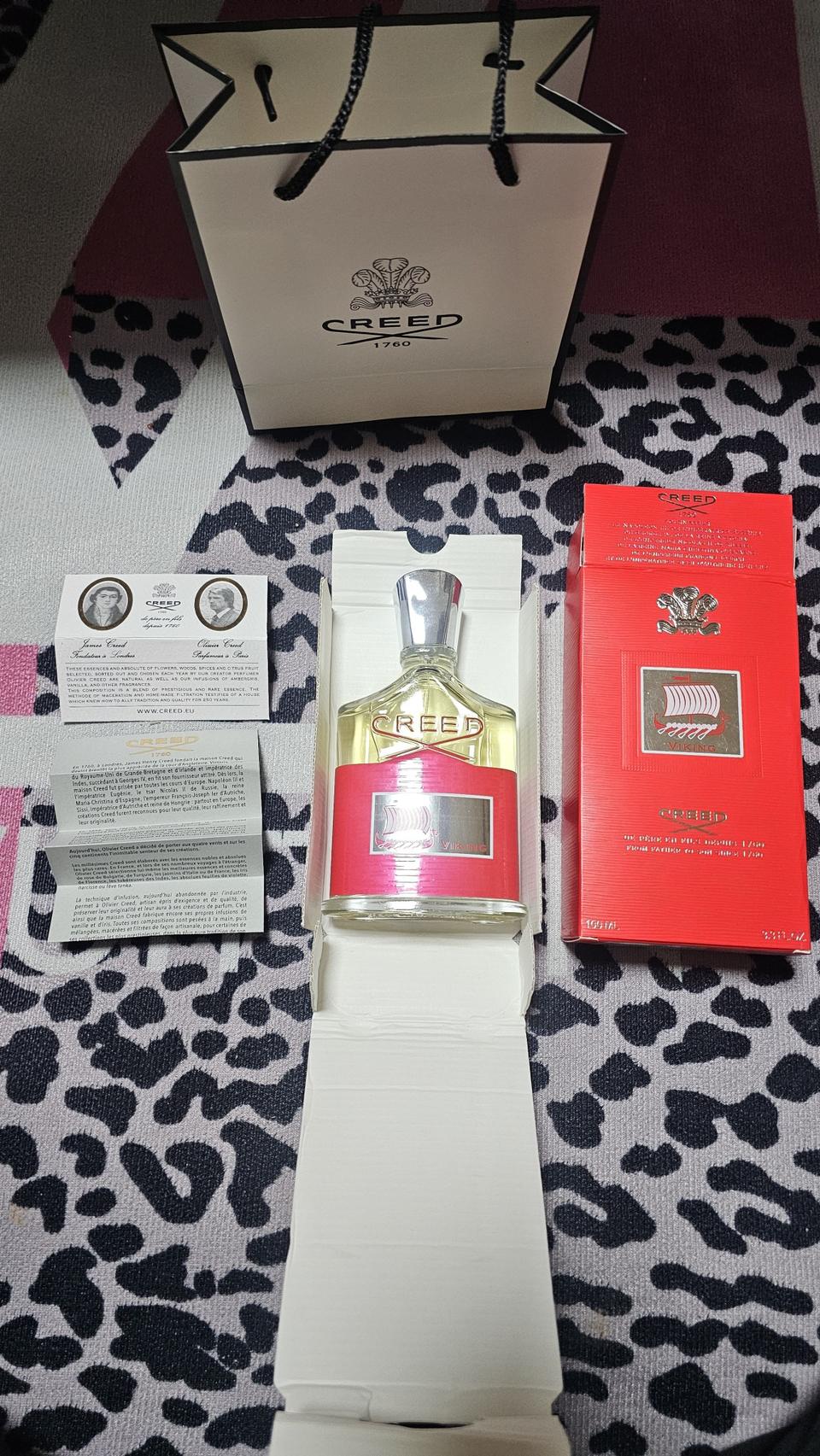 크리드 바이킹 향수 100ml 미개봉 새상품 쇼핑백