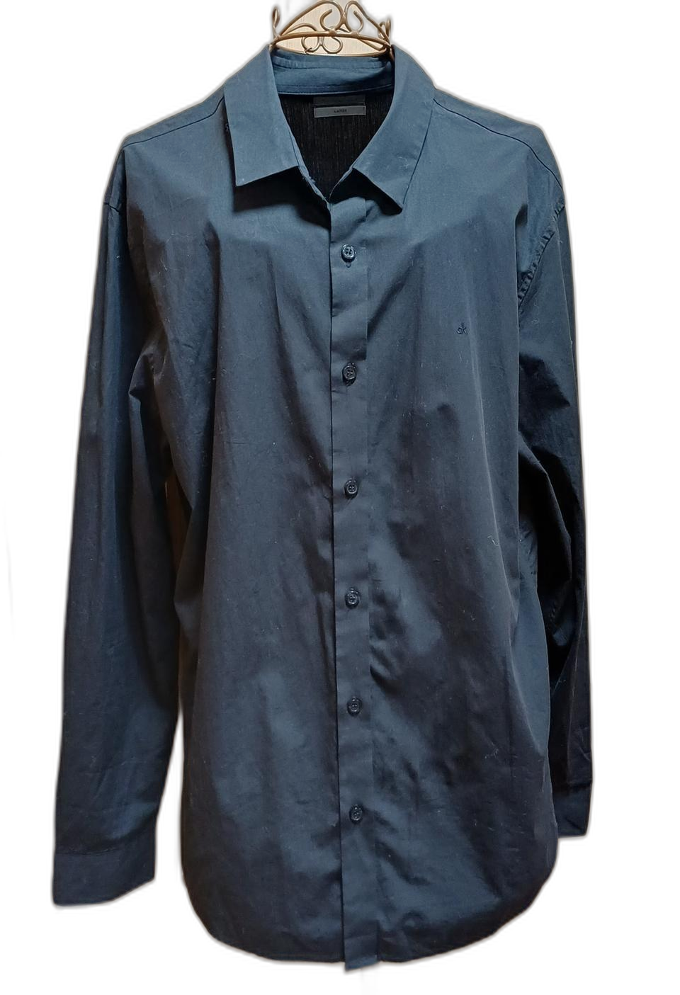 캘빈클라인 진(CK) 남성 블랙 긴팔 셔츠 L size